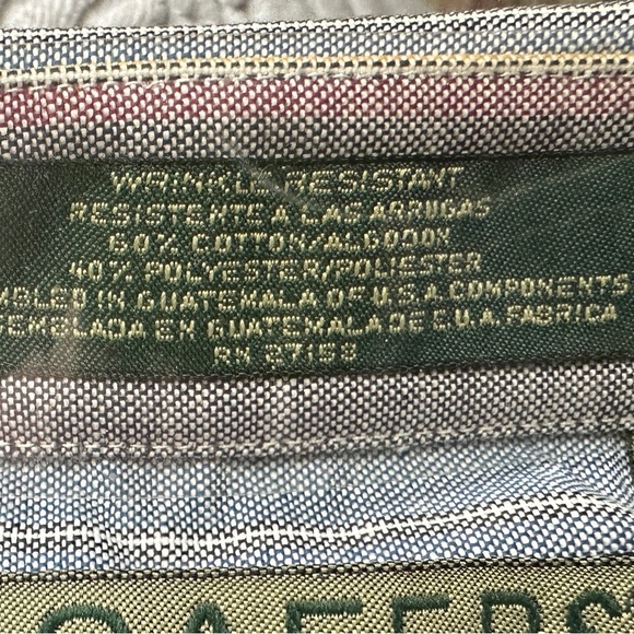 Men's Multicolor Striped Shirt Loafers by‎ Reed StJames Size XL - Picture 10 of 10